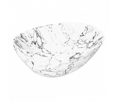 Раковина чаша Maretti EN13NS87-740MR, белый мрамор 