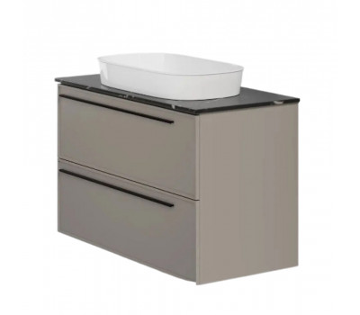 Тумба под раковину подвесная La Fenice Elba TWIN FNC-01-ELB-C-80-2, бежевая 