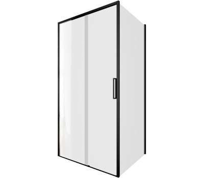 Душевой уголок Aquanet Pleasure Evo 100x80 AE65-100x80-BT профиль черный, прозрачное стекло 