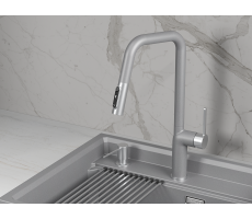 Смеситель для кухни GRANULA 9011, АЛЮМИНИУМ Смеситель для кухни GRANULA 9011, АЛЮМИНИУМ