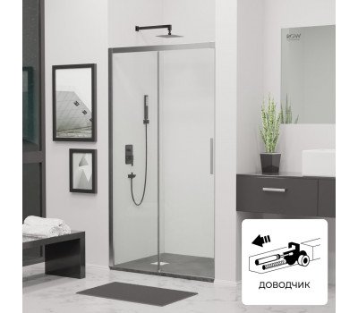 Душевая дверь 180 см RGW LE-12 Leipzig 34121218-11 Хром 