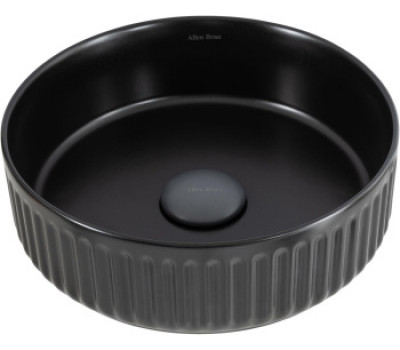 Раковина накладная Allen Brau Fantasy Line 36 4.11032.31 черный матовый Раковина накладная Allen Brau Fantasy Line 36 4.11032.31 черный матовый