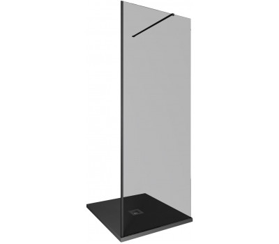 Душевая перегородка Allen Brau Infinity 1 80 3.21004.BBA.T черный браш Душевая перегородка Allen Brau Infinity 1 80 3.21004.BBA.T черный браш