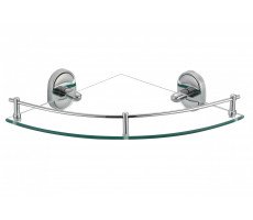 Полка угловая одинарная стеклянная Savol 70 S-007073 хром Полка угловая одинарная стеклянная Savol 70 S-007073 хром