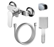 Смеситель для ванны AZARIO ELVIS с ручным душем, хром AZ-WWK338155C 