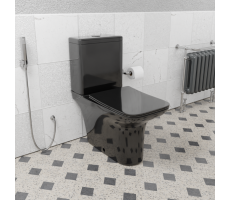 Унитаз напольный Ceramalux 9125 -18 черный 