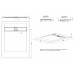 Душевой поддон Allen Brau Infinity 120x90 8.21003-21 белый камень 