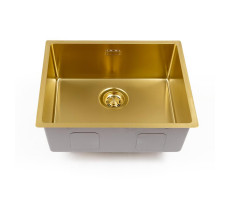 Кухонная мойка Grandex Aqua Optima 5011361, золото