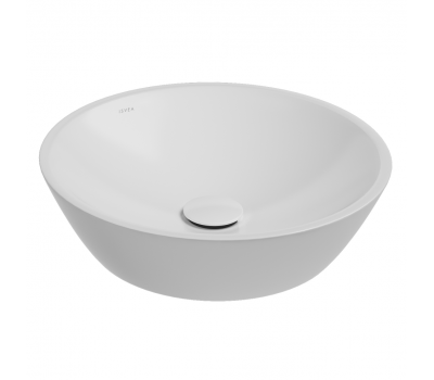 Раковина ISVEA SistemaY Soft накладная ШГВ 450*450*120 отверстия для смесителя отсутствуют цвет белый матовый 10SY66045-2L 