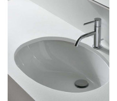 Раковина встраиваемая снизу 57х43 см GLOBO Lavabi d'arredamento VA018.BI цвет белый Раковина встраиваемая снизу 57х43 см GLOBO Lavabi d'arredamento VA018.BI цвет белый