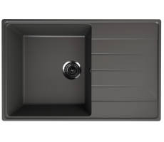 Мойка ULGRAN Quartz асфальт Prima 780-09 