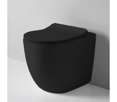 Унитаз приставной Artceram File 2.0 FLV007 17 00 Черный матовый 