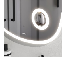 Зеркало с контурной LED-подсветкой, ИК сенсором и косметическим зеркалом, 65 см AM.PM Func M8FMOX0653SA  
