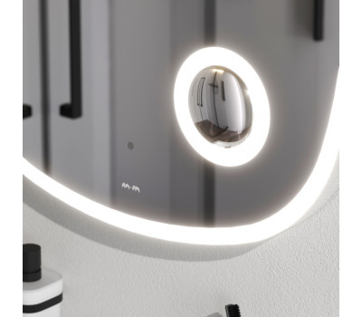 Зеркало с контурной LED-подсветкой, ИК сенсором и косметическим зеркалом, 65 см AM.PM Func M8FMOX0653SA  