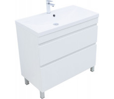 Тумба под раковину Aquanet Нота New 90 белый глянец 00344147 Тумба под раковину Aquanet Нота New 90 белый глянец 00344147