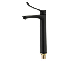Смеситель для раковины высокий Gappo G1021-26, черный Смеситель для раковины высокий Gappo G1021-26, черный