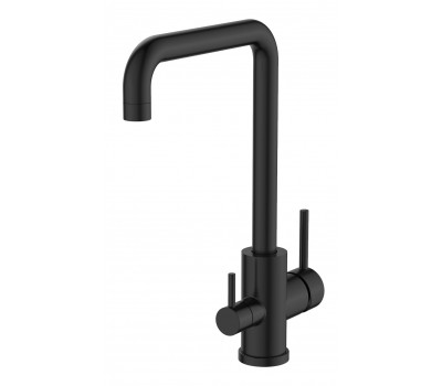 Смеситель для кухни с подключением к фильтру FW519Black VODA Смеситель для кухни с подключением к фильтру FW519Black VODA