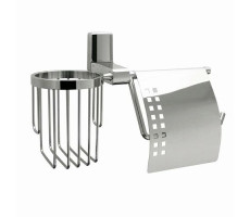 Держатель туалетной бумаги и освежителя WasserKRAFT Leine K-5000 5059 Хром 