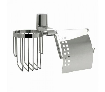 Держатель туалетной бумаги и освежителя WasserKRAFT Leine K-5000 5059 Хром 
