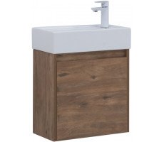 Тумба с раковиной Aquanet Nova Lite 50 1 дв. цв. дуб рустикальный (302521) Тумба с раковиной Aquanet Nova Lite 50 1 дв. цв. дуб рустикальный (302521)