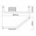Поручень WasserKRAFT  1077L Хром 
