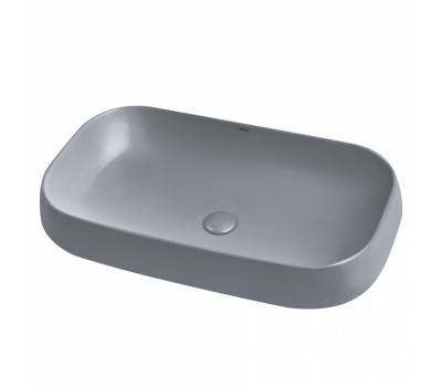 Раковина накладная ABBER Rechteck AC2210MG серая матовая 