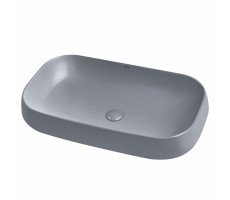 Раковина накладная ABBER Rechteck AC2210MG серая матовая Раковина накладная ABBER Rechteck AC2210MG серая матовая