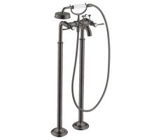 Смеситель для ванны Axor Montreux 16553340 шлифованный черный хром Смеситель для ванны Axor Montreux 16553340 шлифованный черный хром