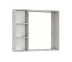 Шкаф-зеркало Onika Девис 80 бетон чикаго, универсальный 208093 