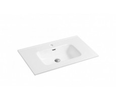 Врезная раковина CeramaLux 9080D белый 