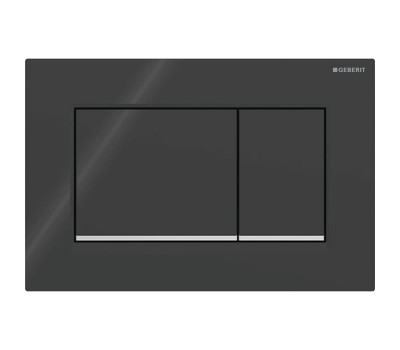 Клавиша смыва для унитаза Geberit Sigma 30 115.883.KM.1 цвет черный-хром Клавиша смыва для унитаза Geberit Sigma 30 115.883.KM.1 цвет черный-хром