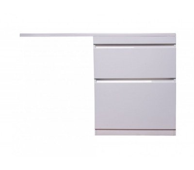 Тумба напольная Style Line Даллас 130, Люкс белая, PLUS СС-00000557 