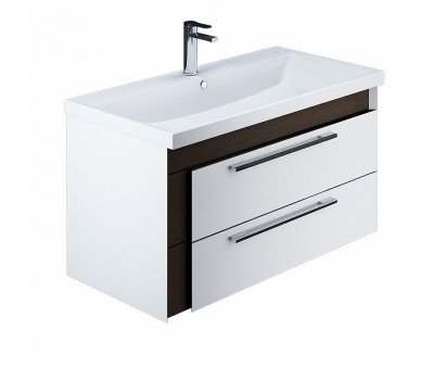 Тумба с раковиной IDDIS Color Plus 90 подвесная белая/под дерево COL90W0i95K Тумба с раковиной IDDIS Color Plus 90 подвесная белая/под дерево COL90W0i95K