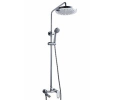 Душевая колонна со смесителем для ванны Bravat Opal C F6125183CP-A1-RUS хром 
