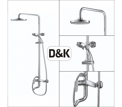 Душевая система DK Rhein Marx DA1393701B07 хром 