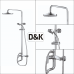 Душевая система DK Rhein Marx DA1393701B07 хром 