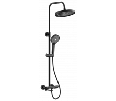 Душевая система BELZ черный B25713-7 черный матовый 