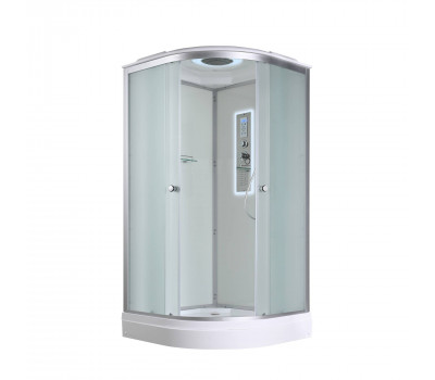 Душевая кабина AvaCan D2010 LED матовый Хром 