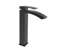 Смеситель для раковины высокий Rose R15H R1511H, черный