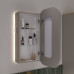 Шкаф зеркальный с подсветкой EQUIL Desert 45 универсальный, амарок  (szDSRT.LED45.R/L-25) 