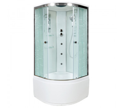 Душевая кабина AvaCan EM 5011 с гидромассажем Хром 