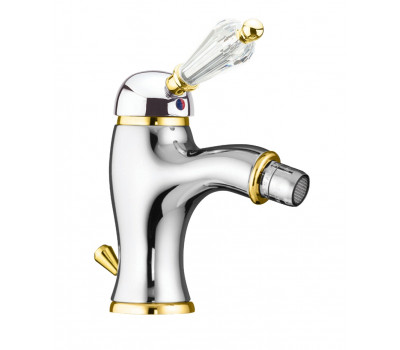 Смеситель для биде Fiore IMPERIAL-SKY  (SWAROVSKI®) 82CO5321, хром/золото