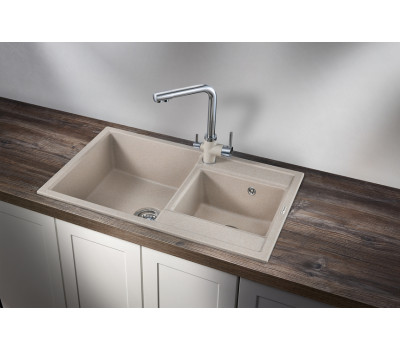 Кухонная мойка GRANULA 8201, ПИРИТ, кварц 
