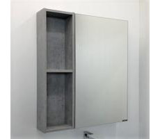 Зеркало-шкаф Comforty Осло-70 бетон светлый 00-00006164 