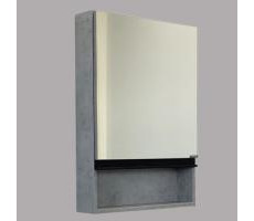 Зеркало-шкаф Comforty Эдинбург 60 бетон светлый 00-00002043 