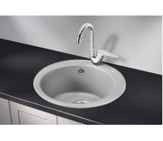 Кухонная мойка GRANULA 4801, АЛЮМИНИУМ, кварц 