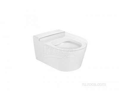 Чаша унитаза Roca Inspira Round подвесная безободковая 346527000 сиденье отдельно Чаша унитаза Roca Inspira Round подвесная безободковая 346527000 сиденье отдельно