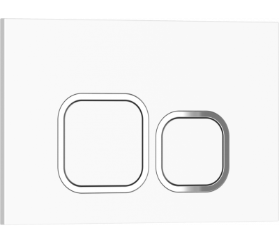 Кнопка смыва IBERICA BLANCA ESTI-Q ABS-пластик, белый глянцевый (IB.B083.001.000) Кнопка смыва IBERICA BLANCA ESTI-Q ABS-пластик, белый глянцевый (IB.B083.001.000)