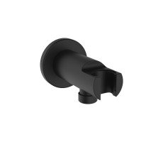 Выход для шланга IDDIS с держателем для лейки, черный 003BL01i62  