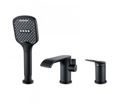 Смеситель на борт ванны Shevanik S4112H, черный